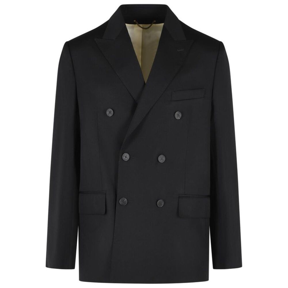 Golden Goose Black Virgin Wool Blazer Men